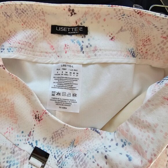 Capris Pants for women by Lisette L Montreal size 4. NEW! - Picture 3 of 5